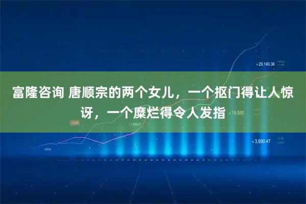 富隆咨询 唐顺宗的两个女儿，一个抠门得让人惊讶，一个糜烂得令人发指