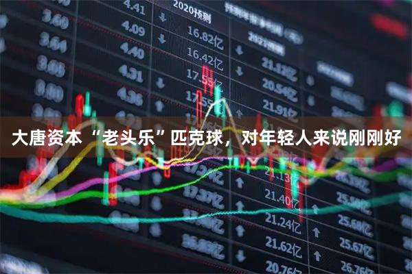 大唐资本 “老头乐”匹克球，对年轻人来说刚刚好