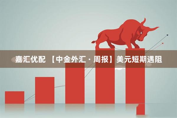 嘉汇优配 【中金外汇 · 周报】美元短期遇阻